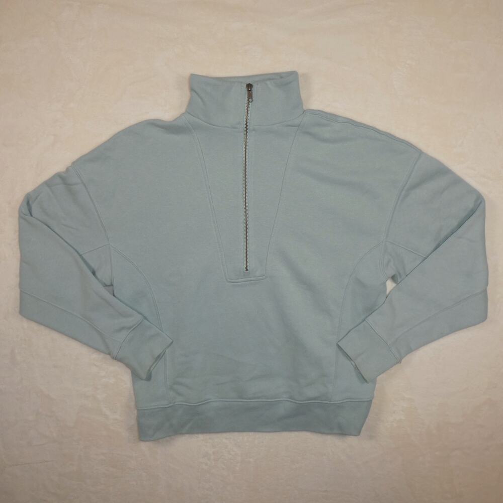 Universal Thread Turquoise Half Zip Sweatshirt - image 1